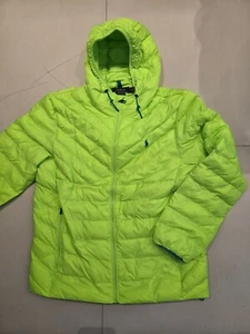 Polo Ralph Lauren Neon  Puffer Packable Water-Repellent Jacket.   Medium  - Picture 1 of 6