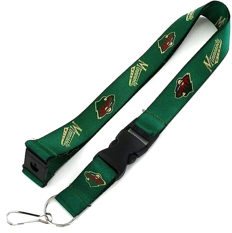 MINNESOTA WILD Lanyard Keychain With Detachable Buckle NHL Licensed NEW Cover