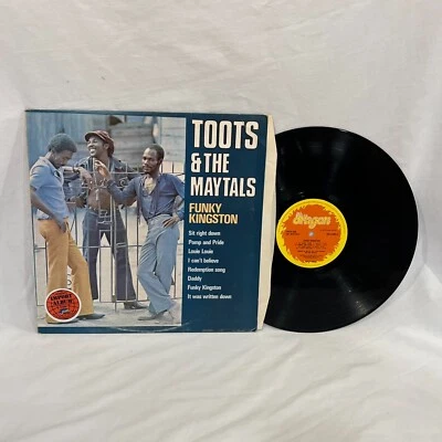 Toots & The Maytals Funky Kingston LP 1976 Reissue Dragon DRLS 5002 Vinyl is VG+ - Image 1 of 4