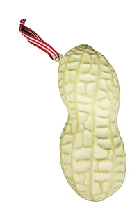 XL Peanut Christmas Tree Holiday Ornament New with Tag 3.75” x 8.75” - Picture 1 of 1