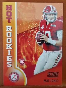 2021 Score Hot Rookies #12 Mac Jones ALABAMA  - Picture 1 of 2