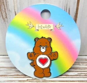 ⚡RARE⚡ ERSTWILDER CARE BEARS Tenderheart Bear Care Bear Pin *BRAND NEW* 🧸 - Picture 1 of 3