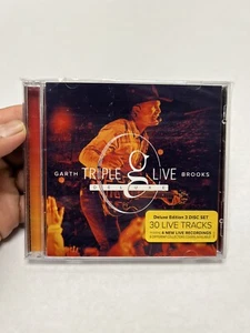Garth Brooks Triple Live Deluxe CD New Clean Case - Picture 1 of 3