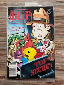 RARE #7 BLIP VIDEO GAME MAGAZINE MARVEL FINAL ISSUE AUGUST 1983 PAC MAN JOURNEY - Picture 1 of 3