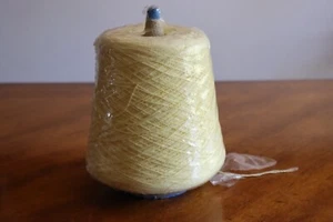 ~1 Pfund Knit King Roma Acryl Nylon Kone Garn gelb Maschine Handstricken - Bild 1 von 8