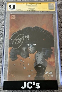ABSOLUTE BATMAN #1 CGC SS 9.8 CVR-S FRANK MILLER NYCC EXCL FOIL SIG SCOTT SNYDER - Picture 1 of 3