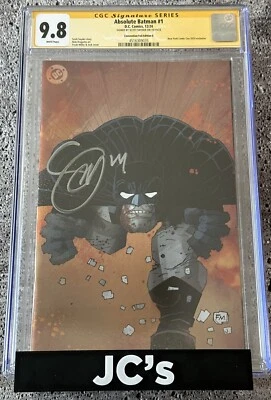 ABSOLUTE BATMAN #1 CGC SS 9.8 CVR-S FRANK MILLER NYCC EXCL FOIL SIG SCOTT SNYDER Foto 1 de 3