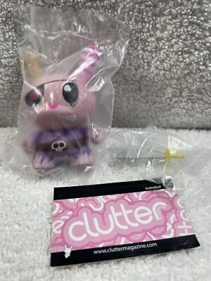 Kidrobot 3" Dunny Series 5 - CLUTTER MAGAZINE "PIRATE" - Vinyl Figure - No BOX - Image 1 of 2