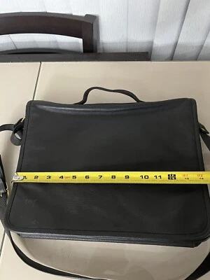 Maletín de cuero marrón Valerie Stevens de hombro/bross/bolso para computadora portátil/bolso de mano Foto 1 de 4