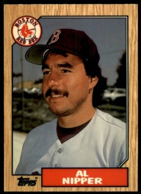 1987 Topps Tiffany Al Nipper Boston Red Sox #617 - Image 1 of 2