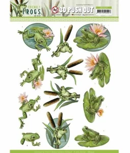 Find It 3D Diecut Decoupage Pushout Kit Amy Design - Friendly Frogs - Pond - Bild 1 von 1
