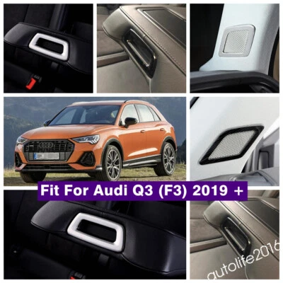 Accesorios Pilar A Altavoces / Reposabrazos Caja Lentejuelas Borde Para Audi Q3 2019 - 2024 Foto 1 de 4