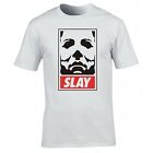Inspirado Por Halloween, Michael Myers, Obey " Slay "Camiseta