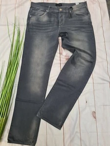 John Devin Herren Jeans Grau Stone-Wash 36er Länge (3 933) Übergröße NEU - Bild 1 von 3