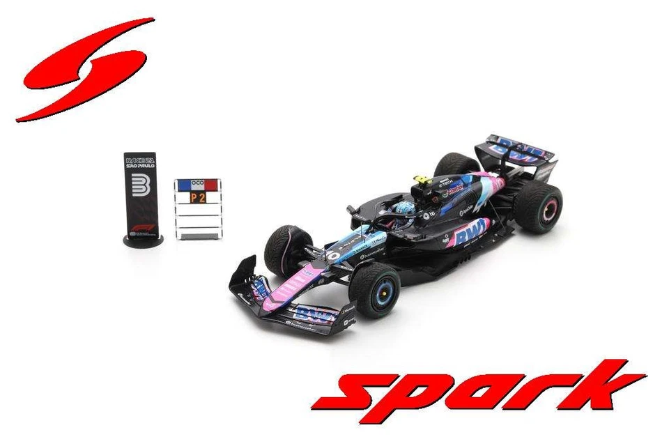 Bwt Alpine A524 Pietra Gasly #10 3rd Brazilian Gp 2024 S9552 Spark 1/43 F1