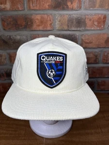 New Era San Jose Quakes Fußball Logo The Golfer weiß Cord Snapback Mütze MLS - Bild 1 von 7