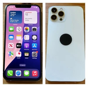 Apple iPhone 12 Pro Max Silver Huge 512GB Memory 100% Battery Health AS-NEW!  - Picture 1 of 11