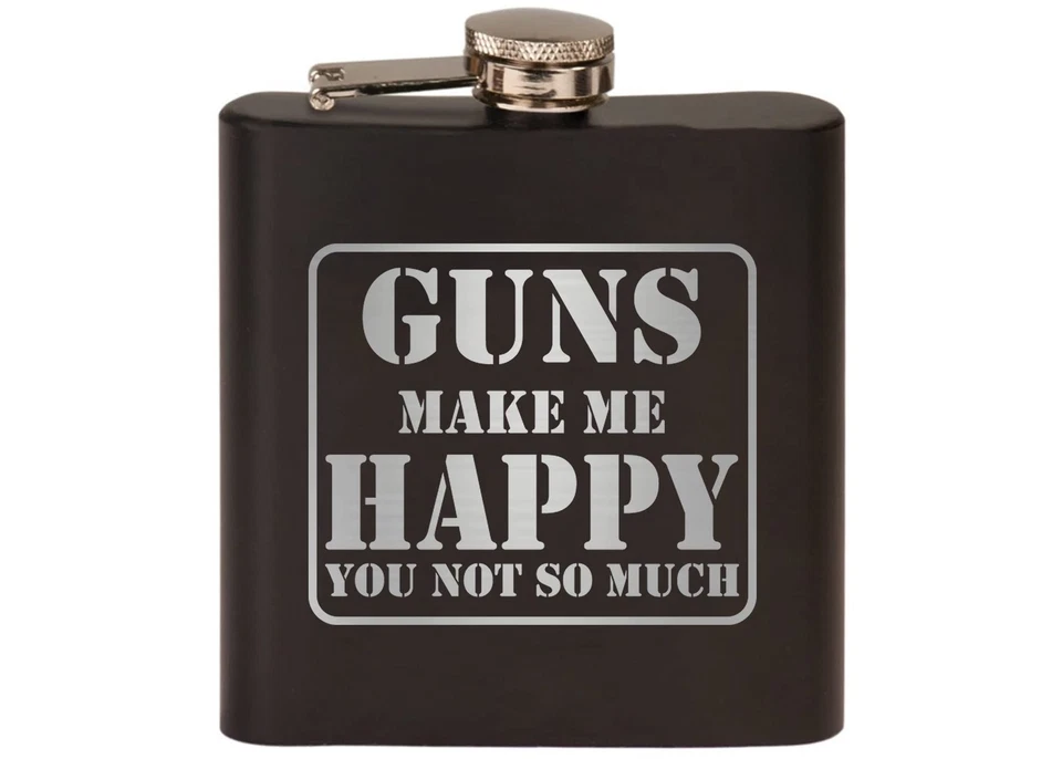 Rogue River Tactical Funny Hunting Flask Stainless Steel Hip Flask Premium Ma... - Image 1 of 4