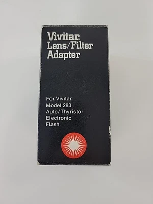 ADAPTADOR de filtro de lente VIVITAR para flash eletrônico 283 - 23-8094 - Imagem 1 de 4