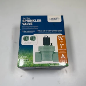 Orbit Sprinkler System 1" & 3/4''Jar Top In-Line  HD Sprinkler Valve 57465 - Picture 1 of 5