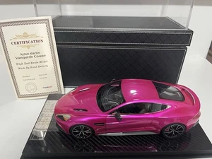 Frontiart FA Resin All open 1:18 Aston Martin Vanquish Couple Flash Thunder Pink - Picture 1 of 10