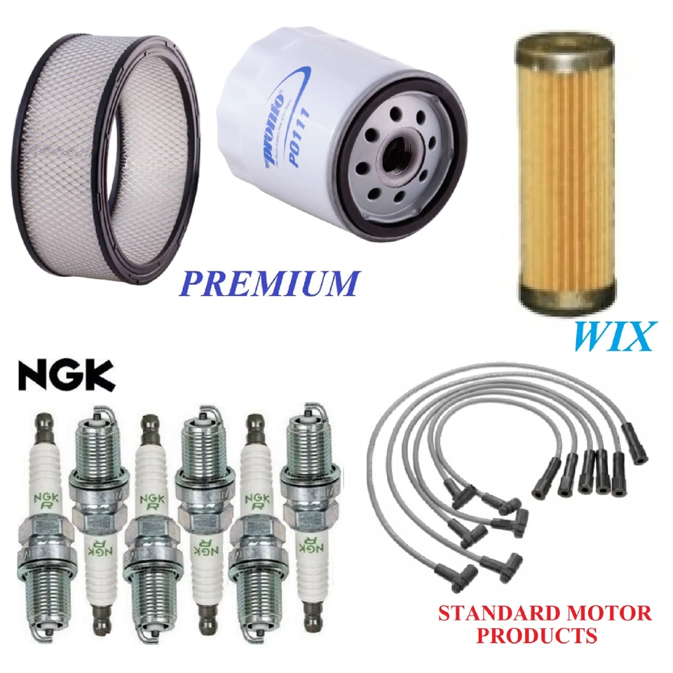 调整套件过滤器电线火花塞适用于OLDSMOBILE CUTLASS SUPREME V6 3.8L 1987 — 第 1/1 张图片