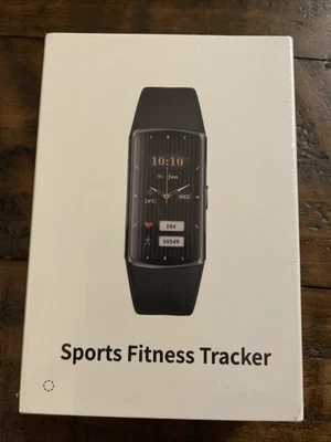 Sealed Fitness Activity Tracker Heart Rate Sport Smart Watch Black - Image 1 of 2