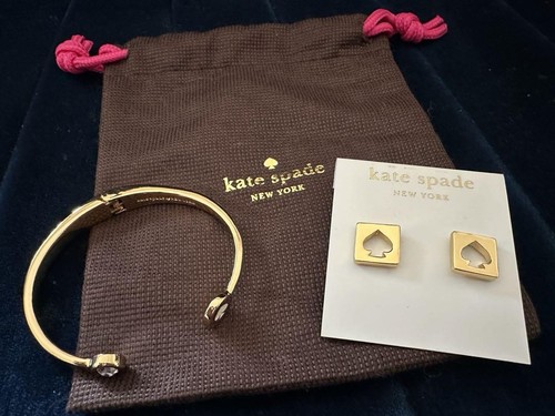 Set bracciale e orecchini Kate Spade oro