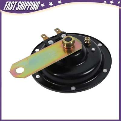 1pc 12V 300DB Black Super Loud Compact Electric Blast Tone Horn For Car SUV Foto 1 de 4