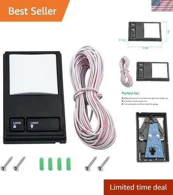 Elegante teclado de puerta de garaje montado en la pared para modelos LiftMaster - Control por cable Foto 1 de 4
