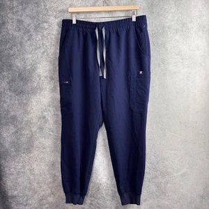 FIGS Technical Collection Dark Blue Scrub Zamora Bottoms Cargo Pocket Size XXL - Picture 1 of 12