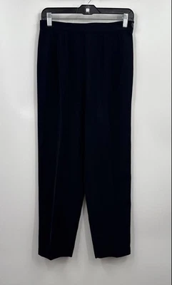 Pantalones de vestir para mujer Plaza South negros plisados delanteros pierna recta talla 8P nuevos con etiquetas Foto 1 de 4