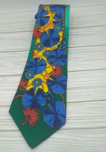 Rush Limbaugh No Boundaries Collection Colorful Floral Silk Tie USA Made - Picture 1 of 9