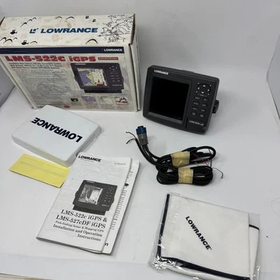 Lowrance LMS-522C  iGPS Depth Finder. Internal GPS - Image 1 of 4