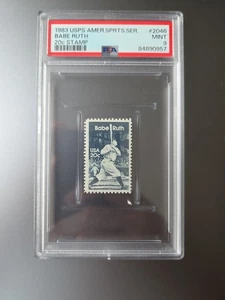 1983 USPS American Sports Series Stamp - Babe Ruth 20c Stamp PSA 9 - Picture 1 of 2