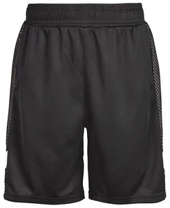 Ideology Big Boys Mesh-Inset Shorts - Black/White - Large - Picture 1 of 3