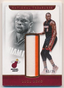 2016-17 Panini National Treasures Retro Materials Bronze #22 Luol Deng/25