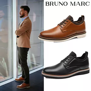Men's Lace-Up Oxford Shoes Comfortable Protection Dress Shoes Classic for Work - Picture 1 of 12