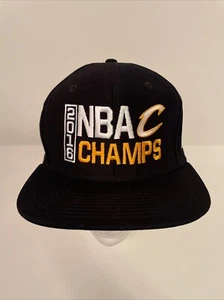 Adidas Cleveland Cavaliers 2016 NBA Champs Black Snapback Hat Preowned - Picture 1 of 8