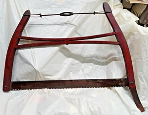 Antique Vintage 30" Buck Cross Cut Bow Hand Saw Logging Farm Barn Country Decor - Picture 1 of 9