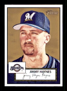 Jimmy Haynes Topps Heritage 2001 #54b espalda roja - Imagen 1 de 2