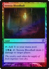 Stensia Bloodhall FOIL Innistrad PLD Land Rare MAGIC GATHERING CARD ABUGames