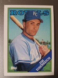 JIM EISENREICH KANSAS CITY ROYALS 1988 TOPPS BASEBALL CARD #348 - Picture 1 of 1