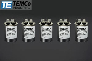 Condensador de funcionamiento redondo TEMCo 5 uf/MFD 370-440 voltios VAC 50/60 Hz - Lote-5 - Imagen 1 de 4