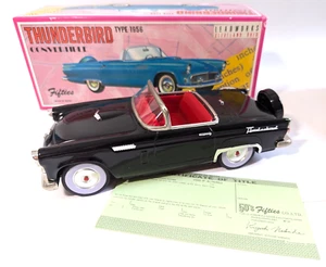 50's Fifties (brand) Thunderbird Type 1956, Blue 1:18 Original Box Japan Made - Picture 1 of 21