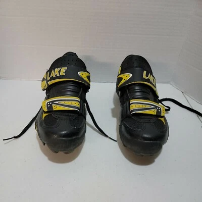 Zapatos para mujer LAKE CYCLING talla 6,5-7 MX81W negros y amarillos EU 38 montaña Foto 1 de 4
