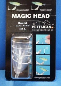 Marc Petitjean 4pcs MAGIC HEAD round R14 hook size #1/0 - #4/0 MAGIC HEAD R14