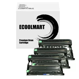 3 Black Drum Cartridge fits Brother DR730 MFC-L2750DW MFC-L2710DW HL-L2370DW XL - Picture 1 of 1