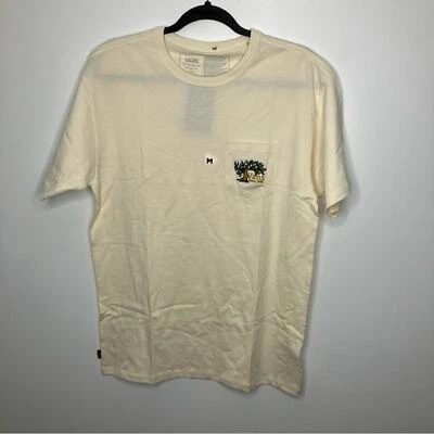 NUEVO CON ETIQUETAS VANS Lemon Tree Camiseta Bolsillo Bordada Mediana Foto 1 de 4