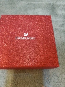 SWAROVSKI Brand Red Pink Travel Jewelry Box Collector Trinket 5523425 - Picture 1 of 4